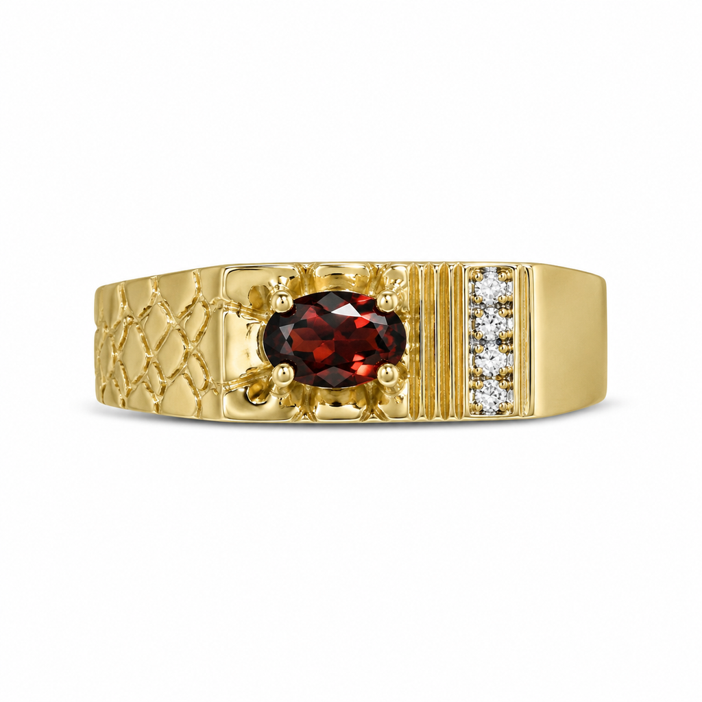 Vintage Ruby & Diamond Ring