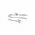 Arrow Diamond Wrap Ring