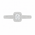 Diamond Halo Engagement Ring