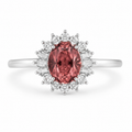 Vintage Pink Sapphire Ring
