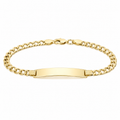14K Gold Kids ID Bracelet
