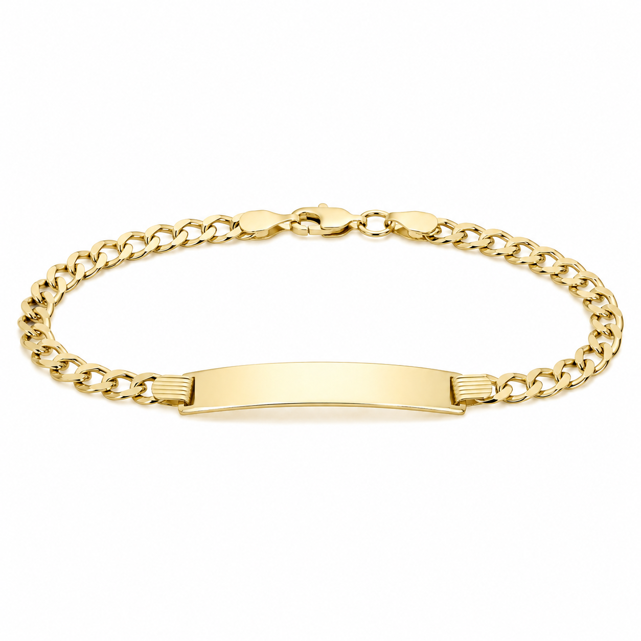 14K Gold Kids ID Bracelet