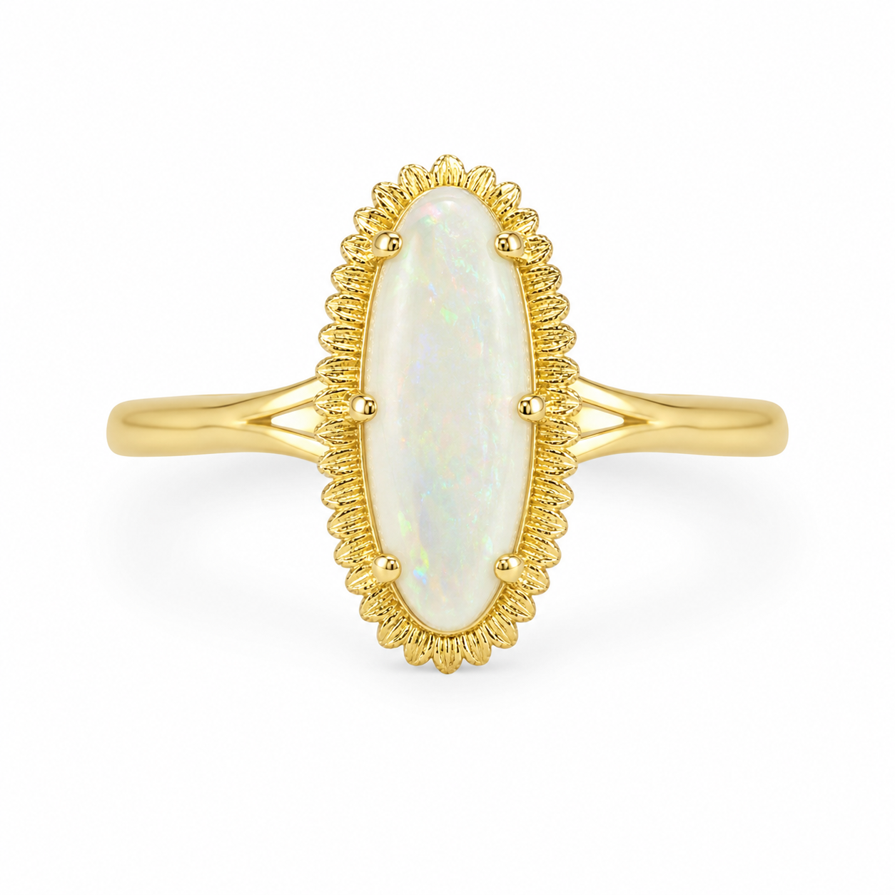 Vintage Natural Opal Ring