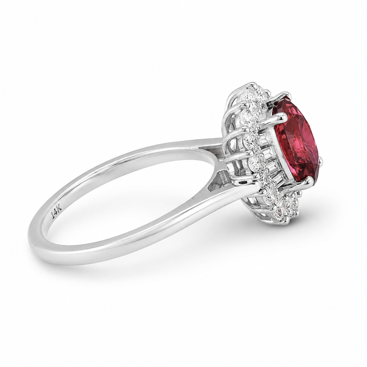 Vintage Pink Sapphire Ring