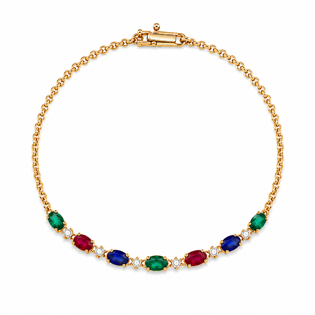 Sapphire & Diamond Bracelet