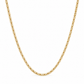 14K Gold Diamond Cut Franco Chain Necklace