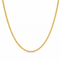 14K Gold Popcorn Chain Necklace 1.6 mm