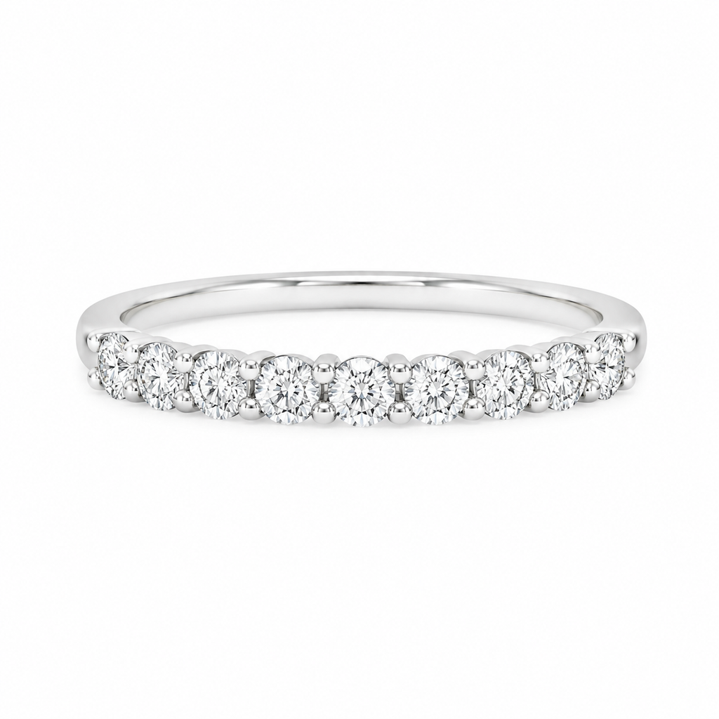 Diamond Half Eternity Ring