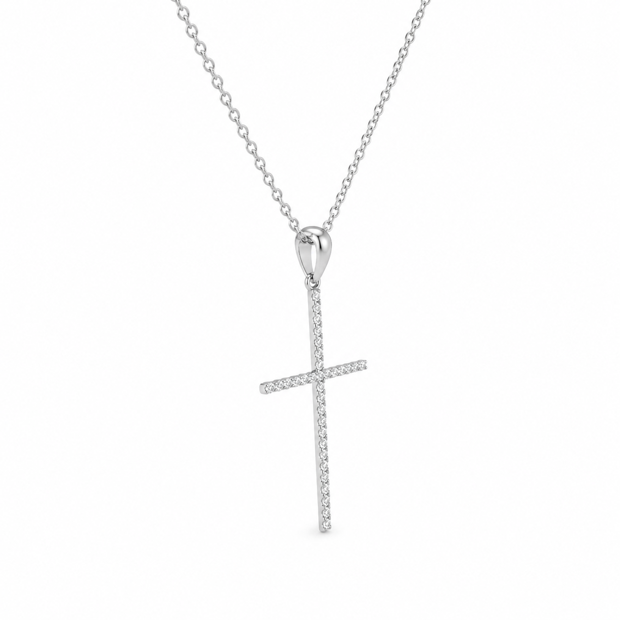 Diamond Cross Necklace