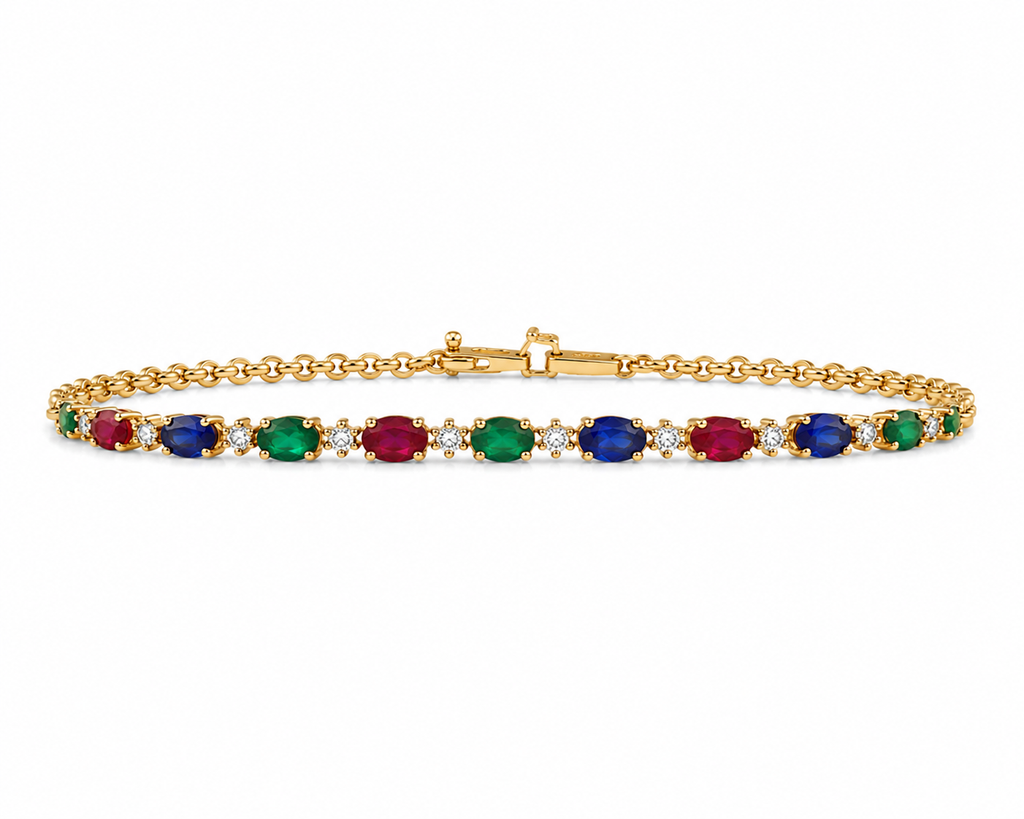 Sapphire & Diamond Bracelet