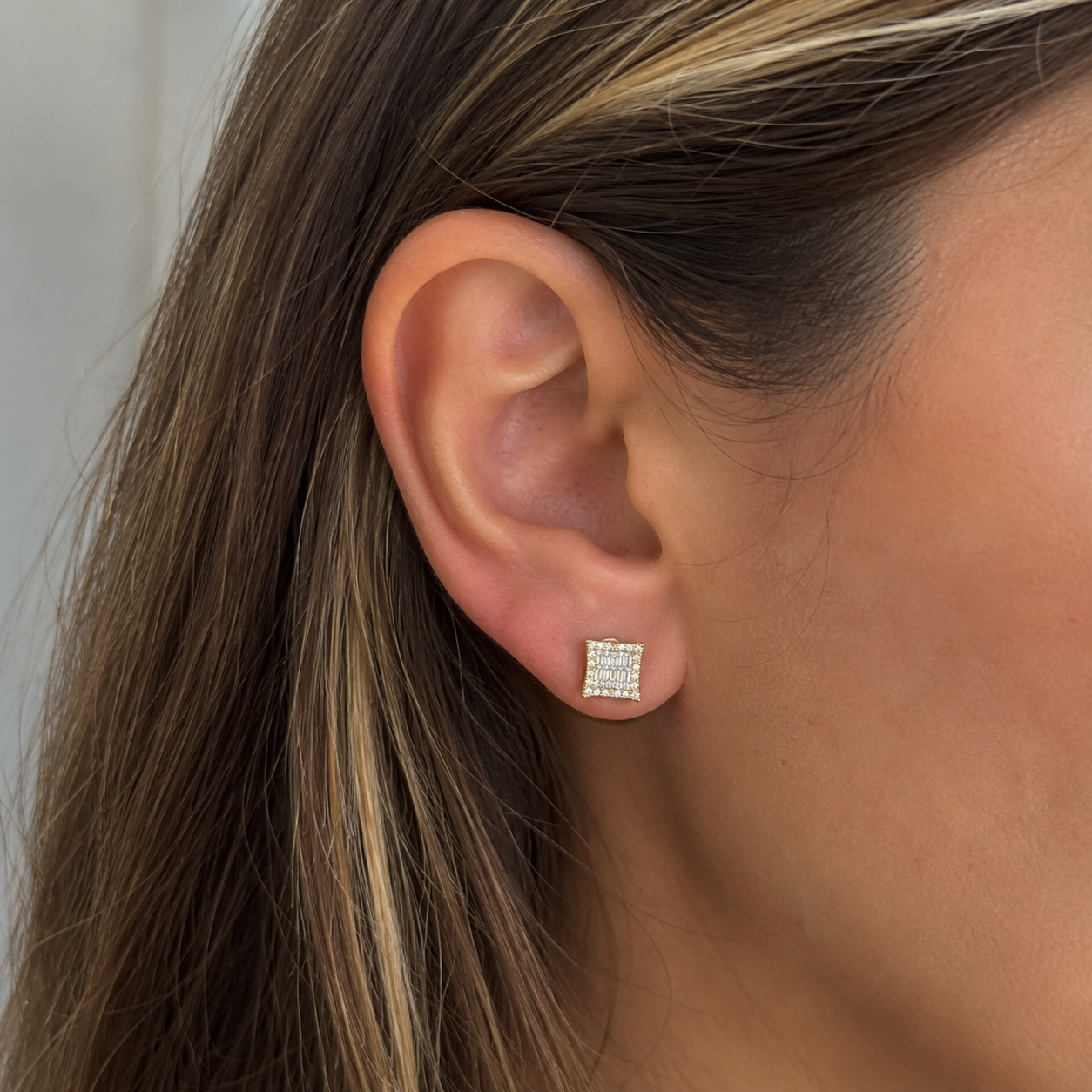 Diamond Stud Earrings