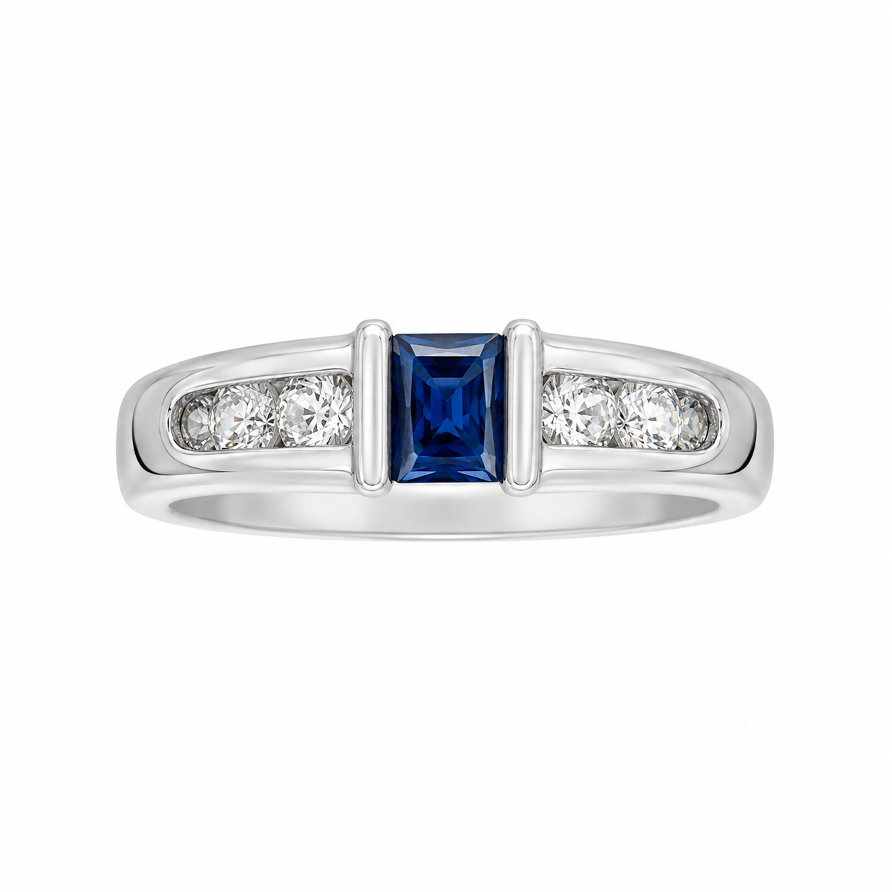 Sapphire & Diamond Ring