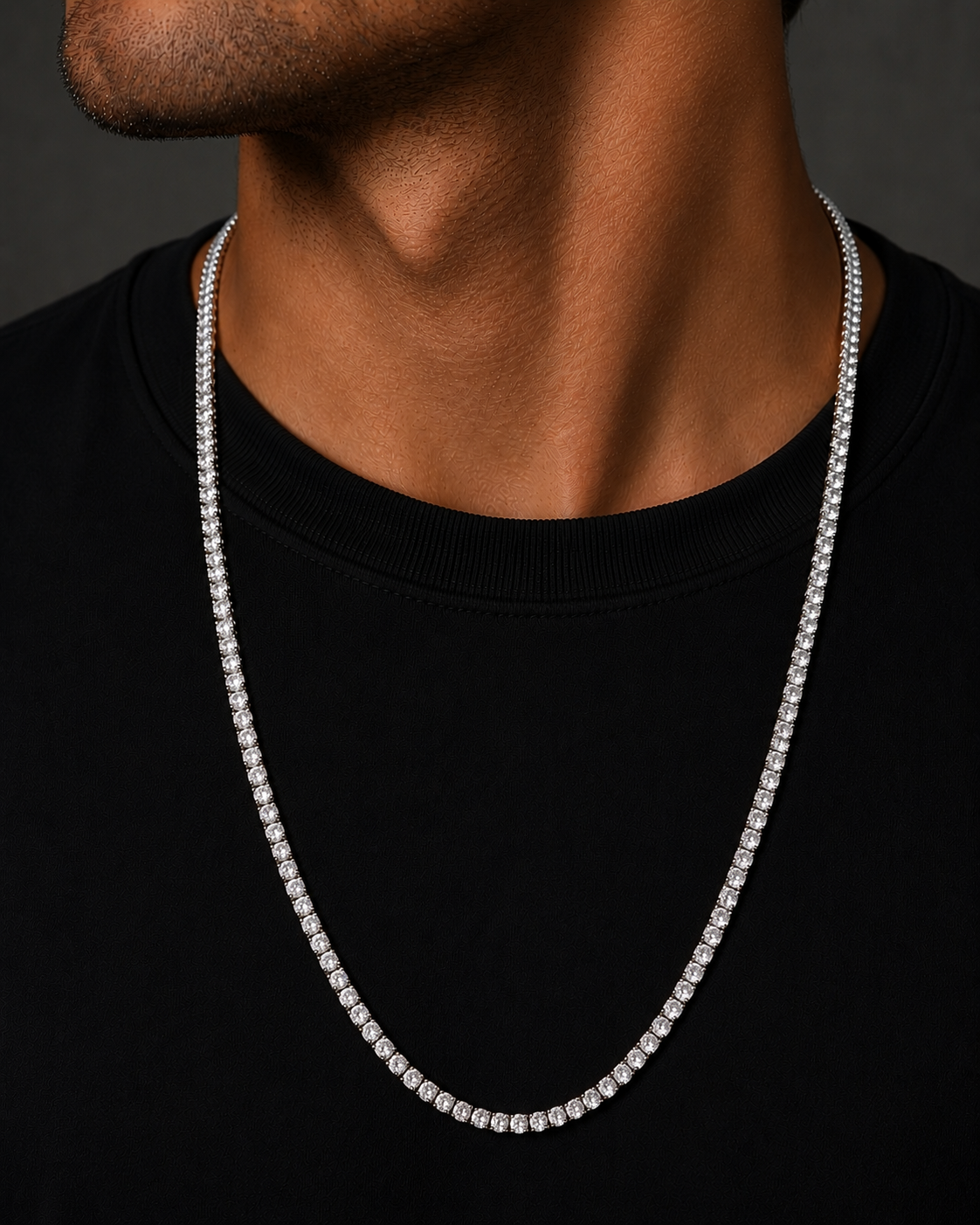 Classic Lab Grown Diamond Tennis Necklace