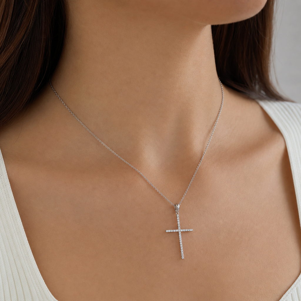 Diamond Cross Necklace