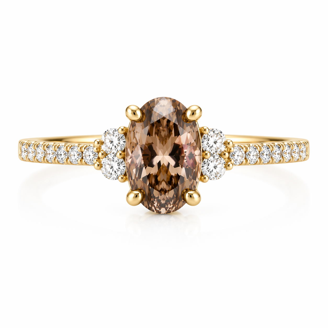 GIA Certified Fancy Brown Diamond Ring