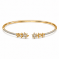 Diamond Floral Bangle