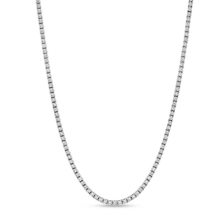 Classic Lab Grown Diamond Tennis Necklace
