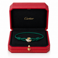 Cartier Trinity Bracelet Green Cord