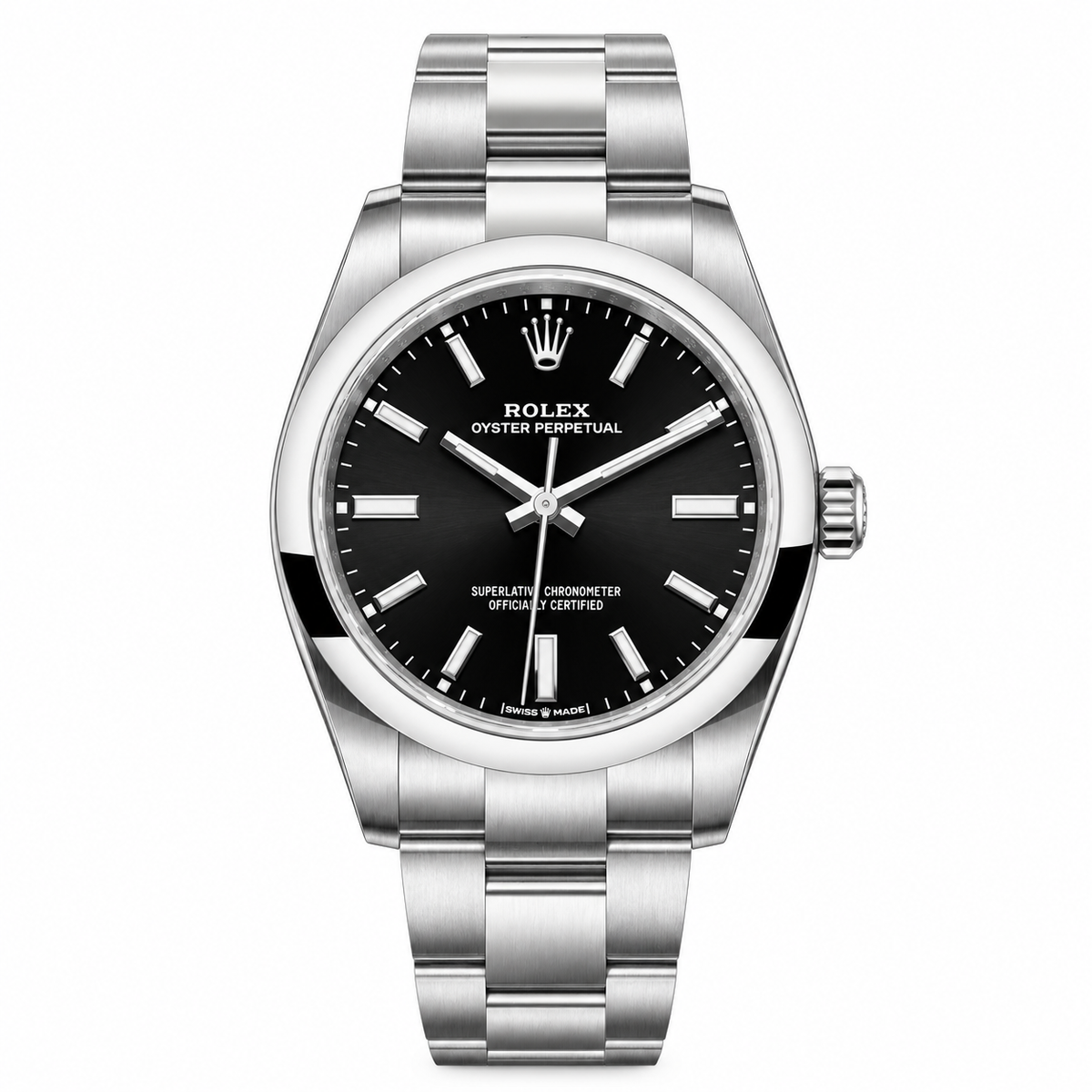 2022 Rolex Oyster Perpetual 34 Black Dial 124200