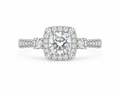 Diamond Halo Engagement Ring