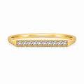 Diamond Flat Bar Ring