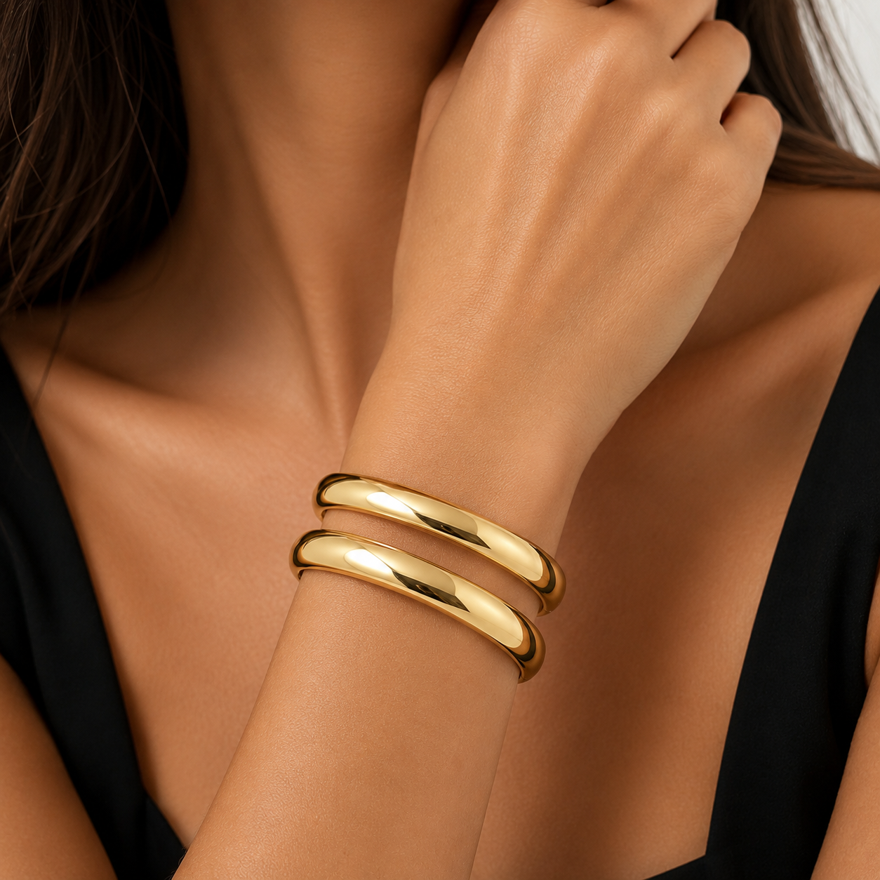 14K Gold Bangle