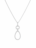 Diamond Drop Pendant Necklace