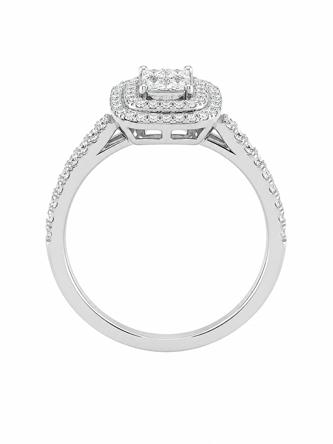 Diamond Double Halo Ring