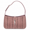 Saint Laurent Le 5 à 7 Snakeskin Shoulder Bag