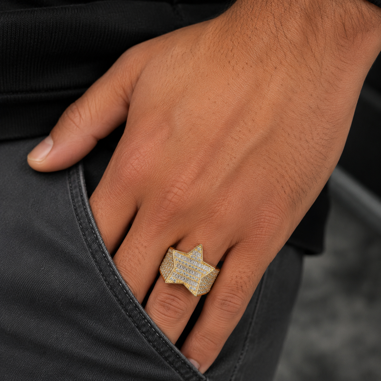 Diamond Star Ring