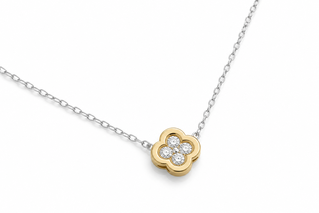Diamond Clover Necklace
