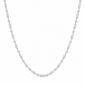 14K Gold Typhoon Bead Chain Necklace