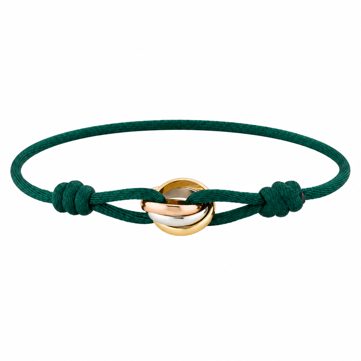 Cartier Trinity Bracelet Green Cord