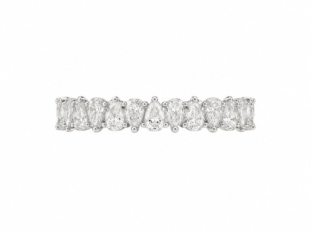 Pear Diamond Eternity Ring