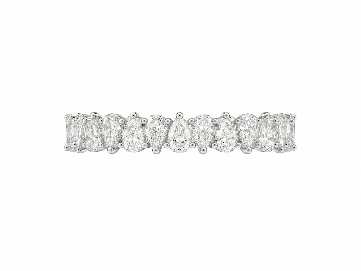 Pear Diamond Eternity Ring