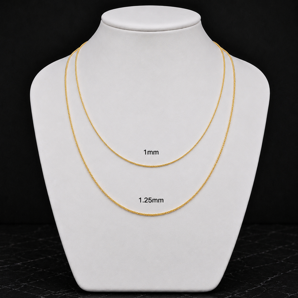 Dainty Franco Chain Necklace