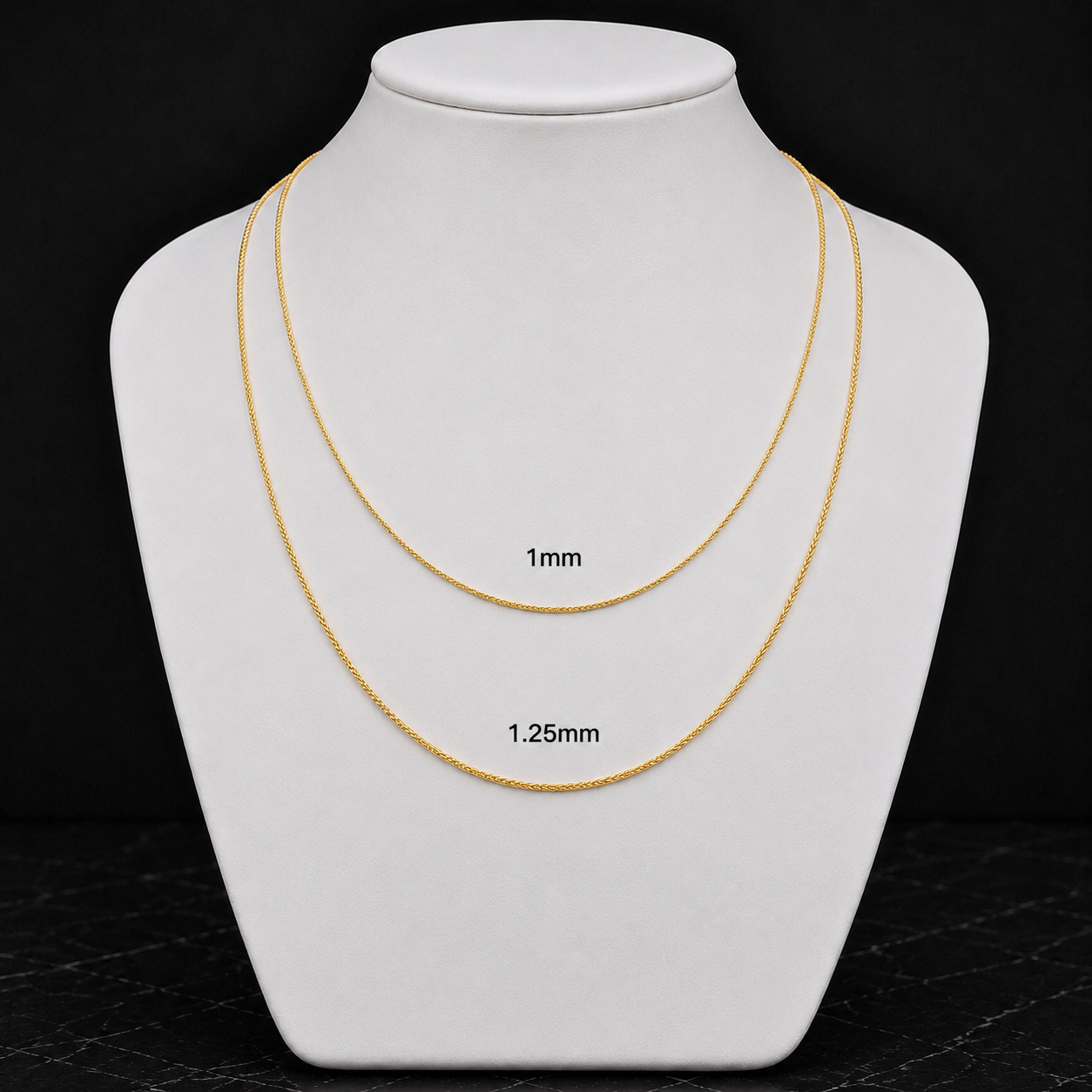 Dainty Franco Chain Necklace