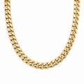 14K Solid Gold Cuban Link Chain