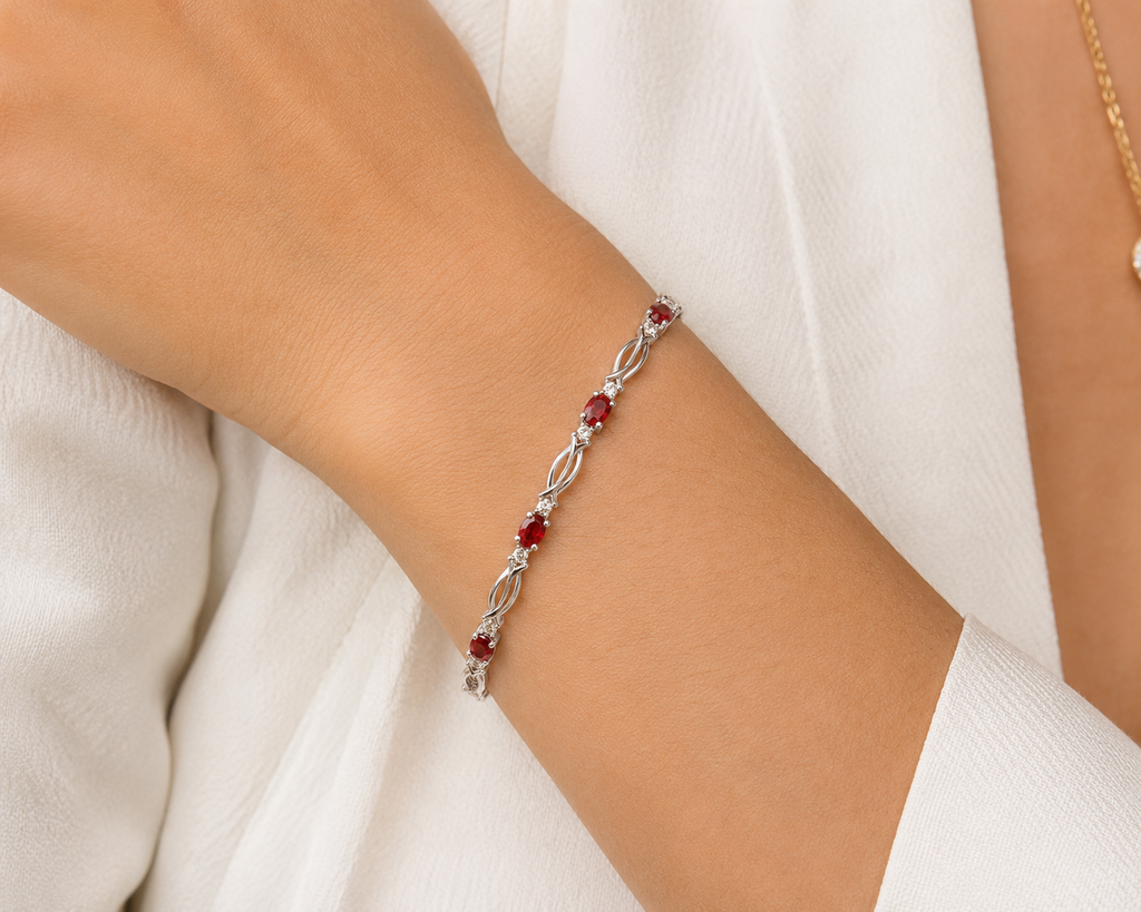 Ruby & Diamond Bracelet