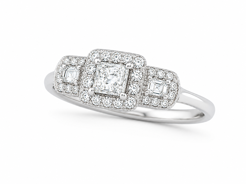 Diamond Halo Ring