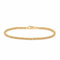 14K Gold Byzantine Bracelet