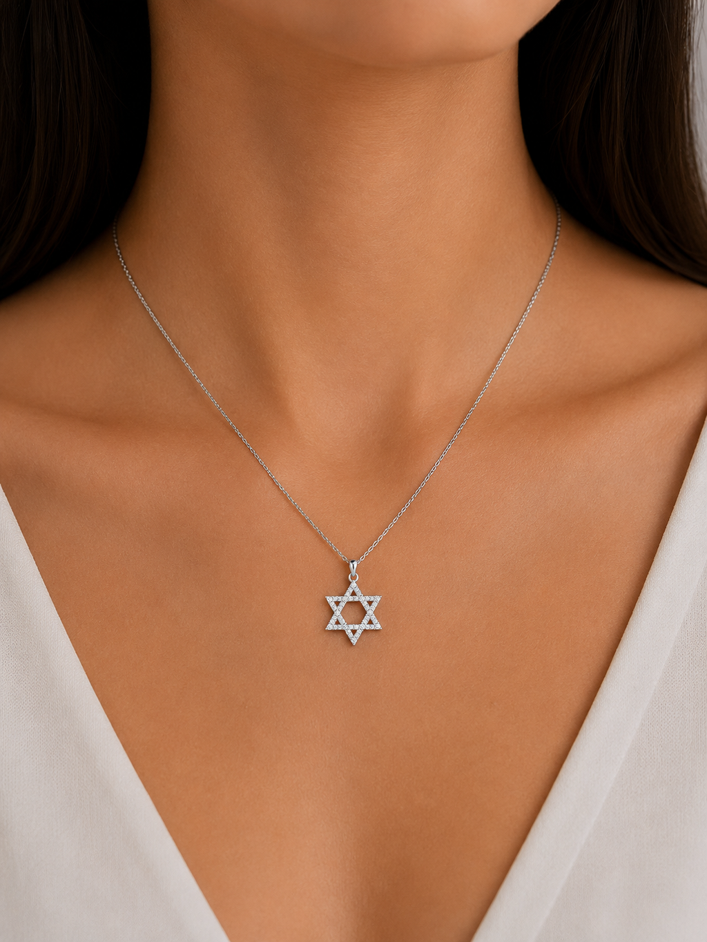 Diamond Star Pendant Necklace