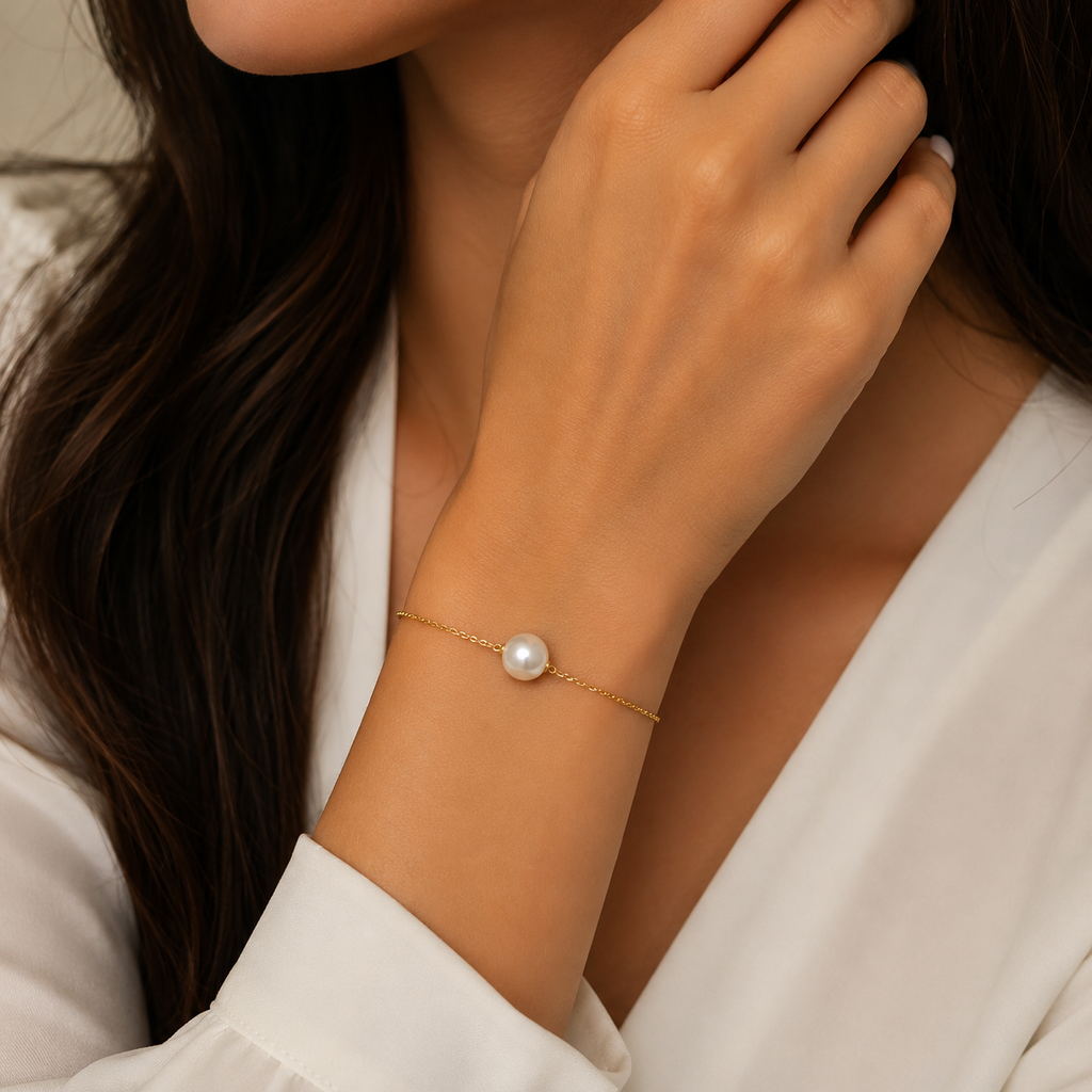 Pearl Solitaire Bracelet