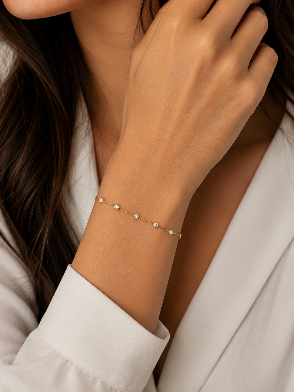 Diamond Station Bracelet