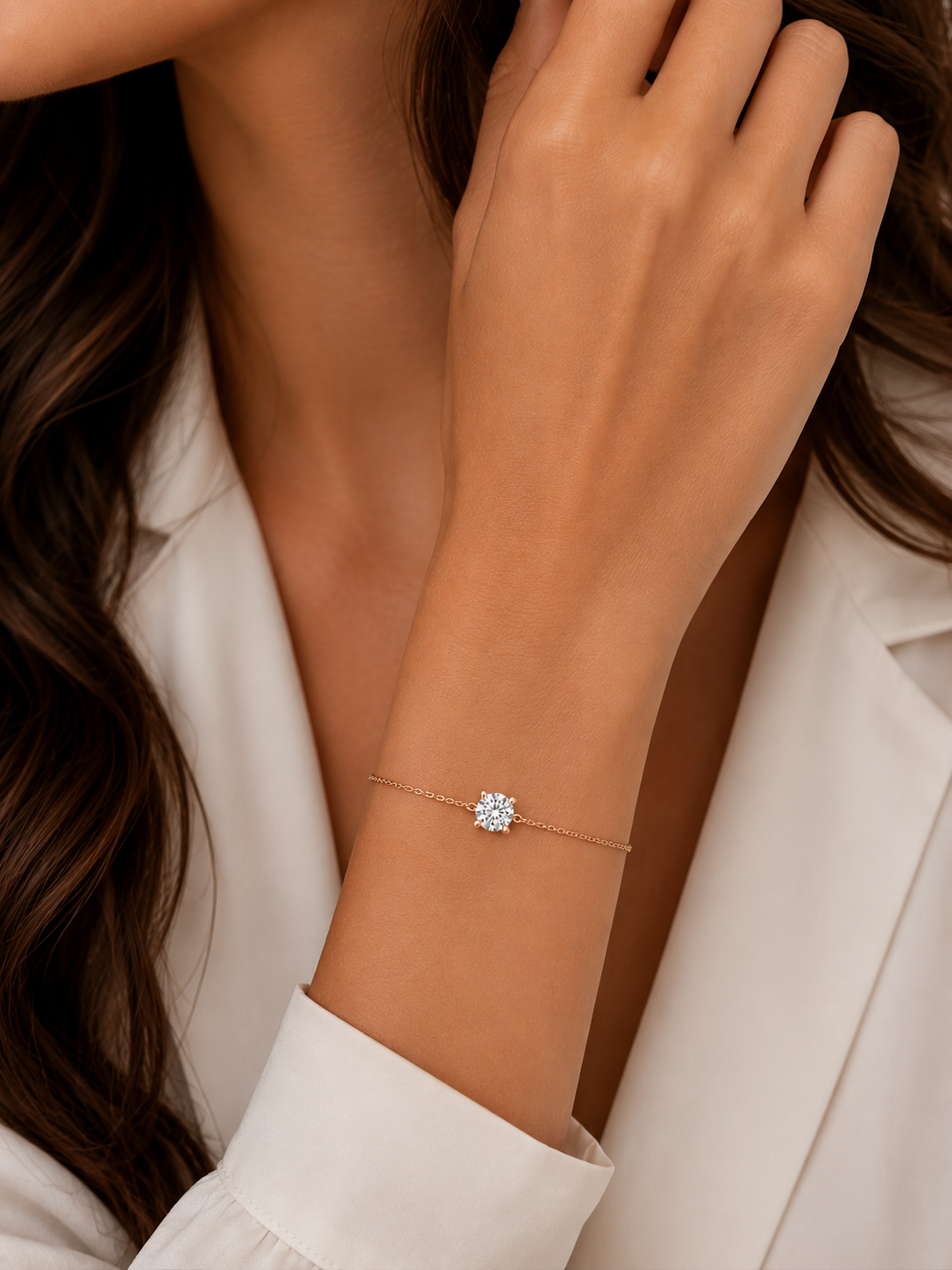 Diamond Solitaire Bracelet