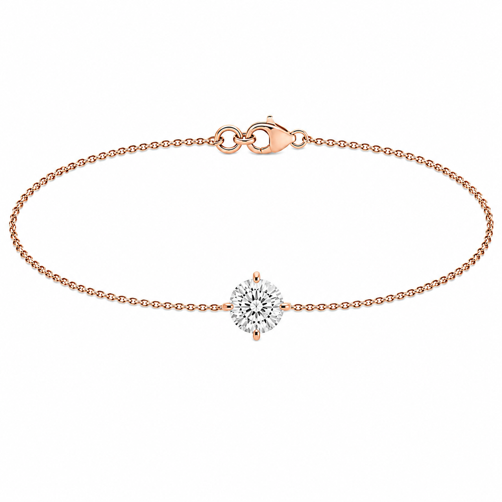 Diamond Solitaire Bracelet