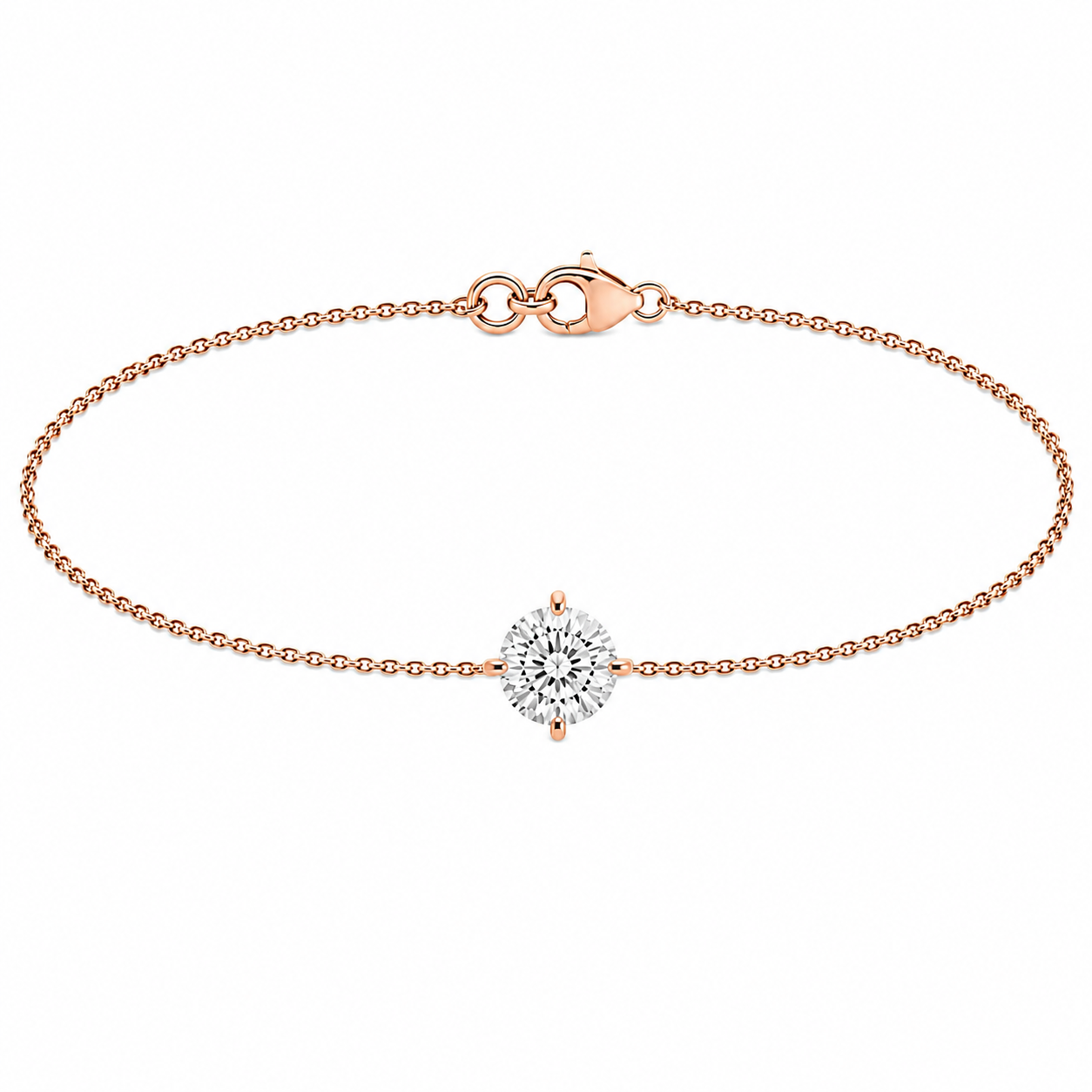 Diamond Solitaire Bracelet