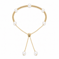 Gold & Pearl Bracelet