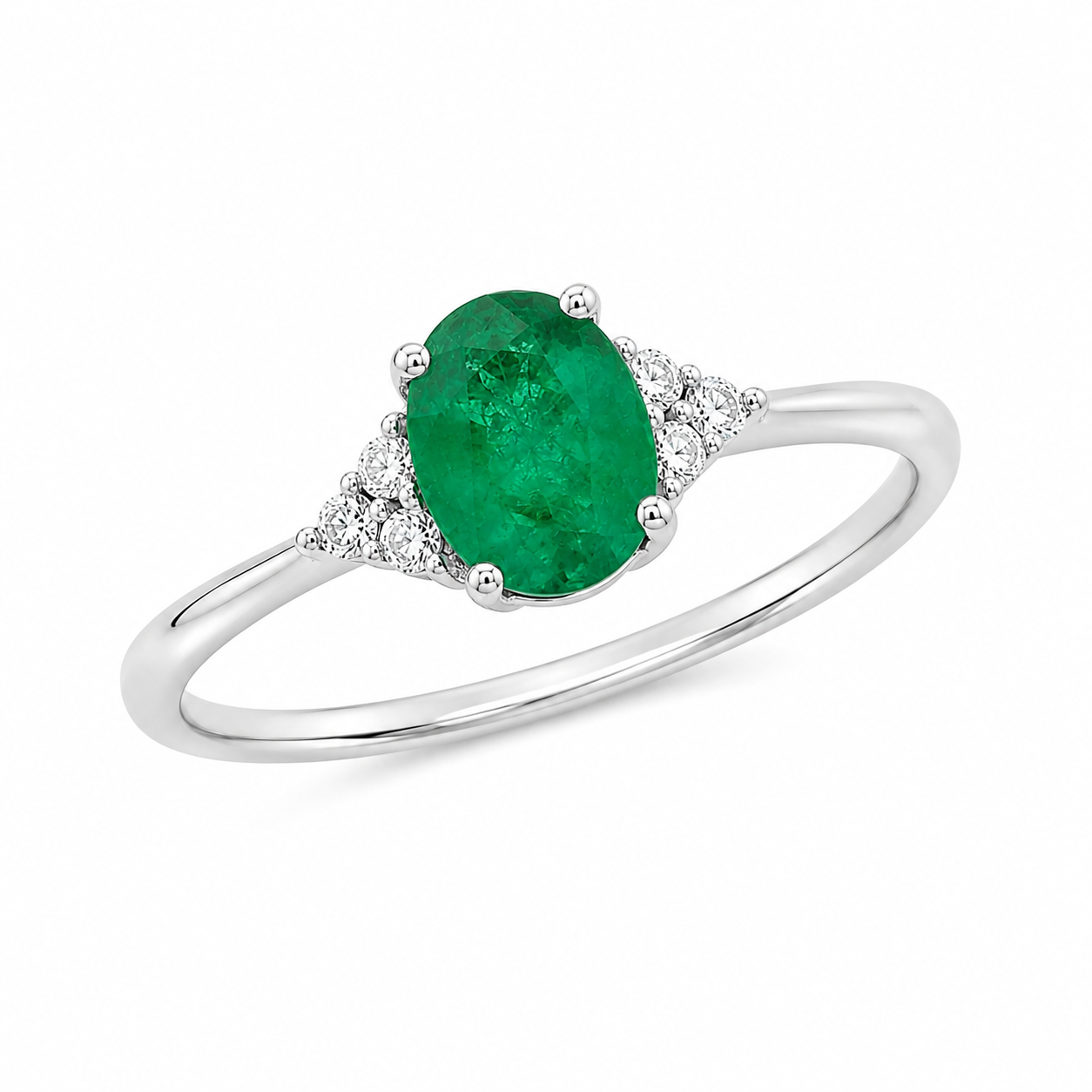 Emerald Diamond Ring