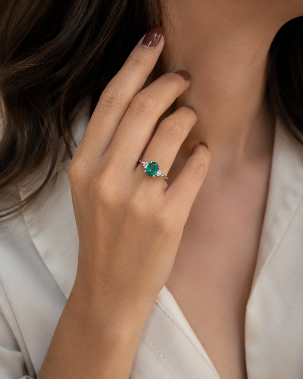 Emerald Diamond Ring